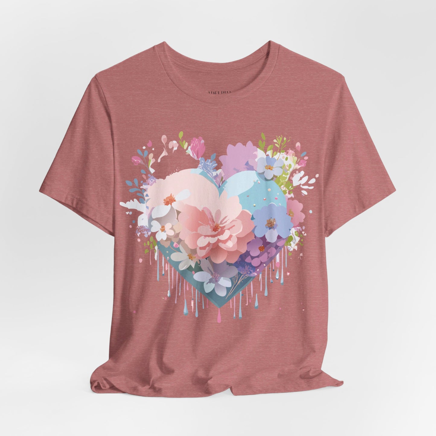 Natural Cotton Tee Shirt - Love story Collection