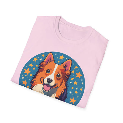 Unisex Dog Shirt Animal Print Tee Gildan Softstyle 64000 Tee