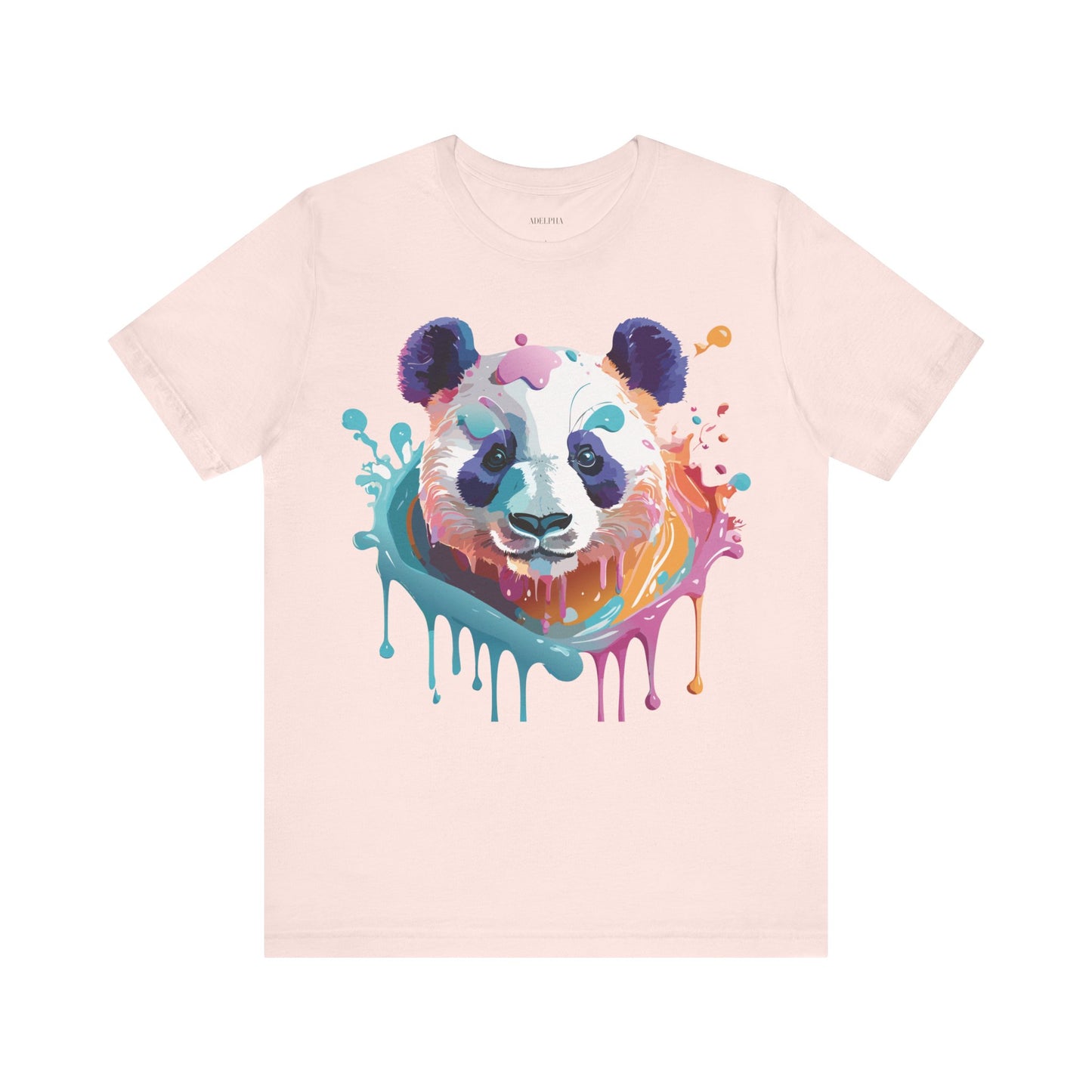 T-shirt en coton naturel avec panda