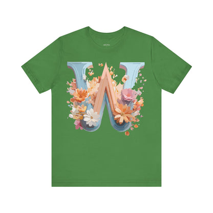 Natural Cotton Tee Shirt - Letters Collection - W Printify