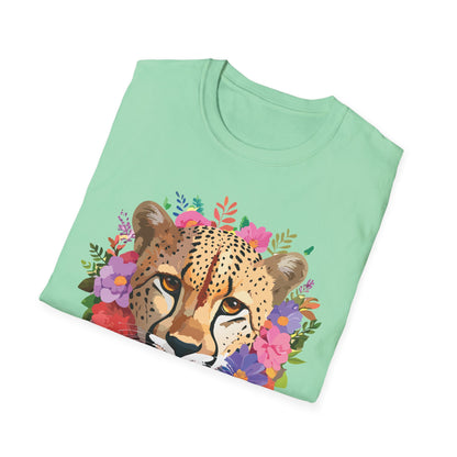 Cheetah Print Shirt Softstyle Tee Gildan 64000 100 Percent Ring Spun Cotton