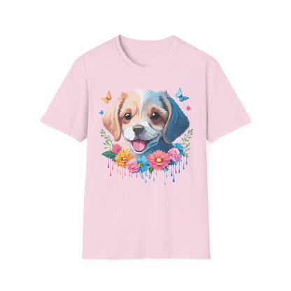 Dog Shirt Unisex Softstyle Tee Gildan 64000 100 Percent Ring Spun Cotton