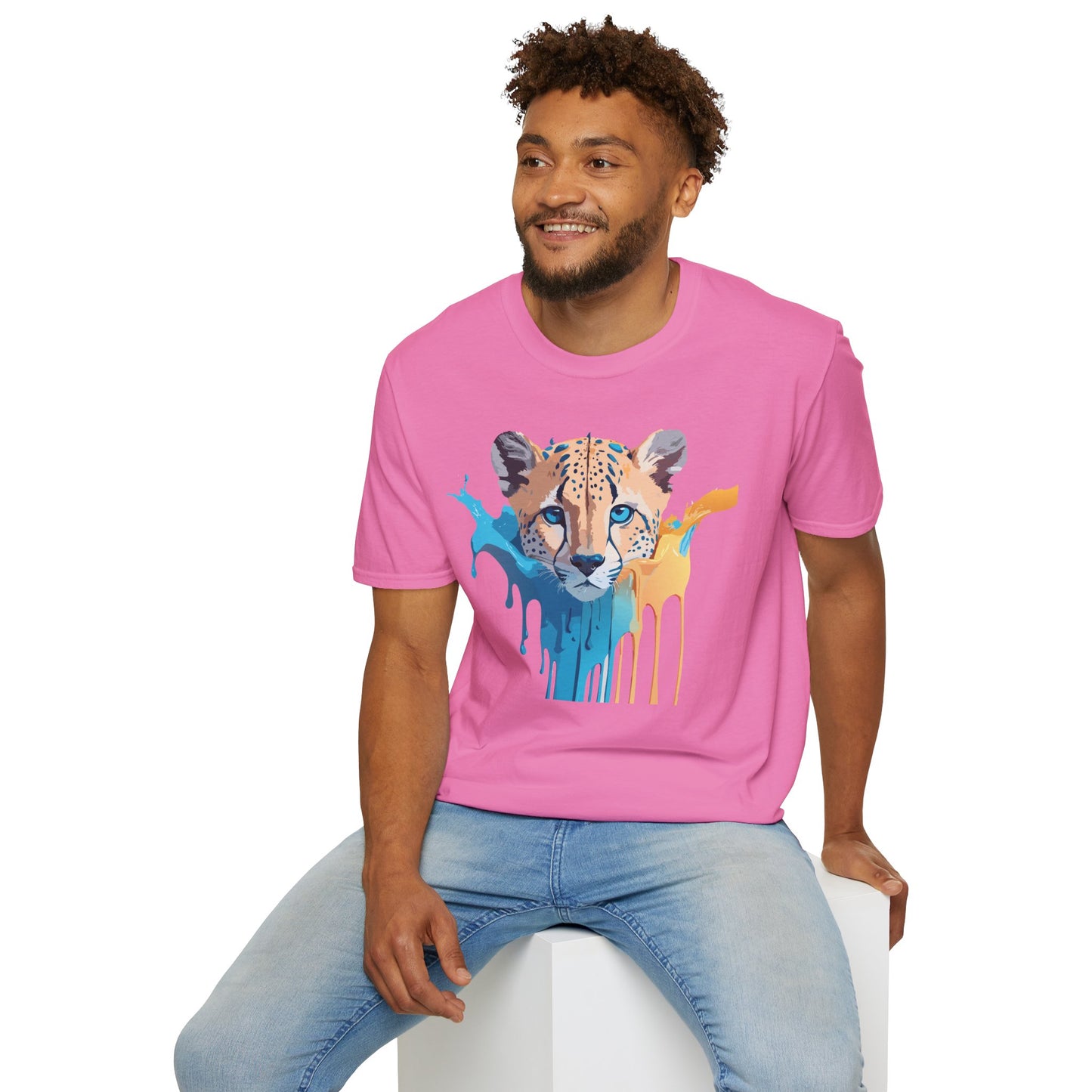 Cheetah Shirt, Shirt with Cheetah, Cheetah Tee, Shirt with Animals