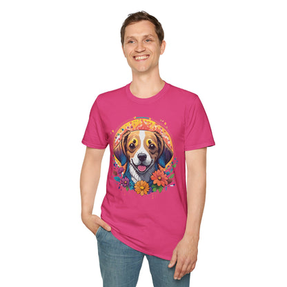 Dog Shirt Unisex Animal Tee Gildan 64000 Softstyle Ring Spun Cotton
