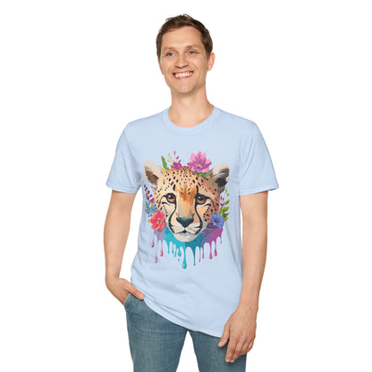 Cheetah Print Unisex Softstyle T Shirt Gildan 64000 Tee For Everyday Comfort