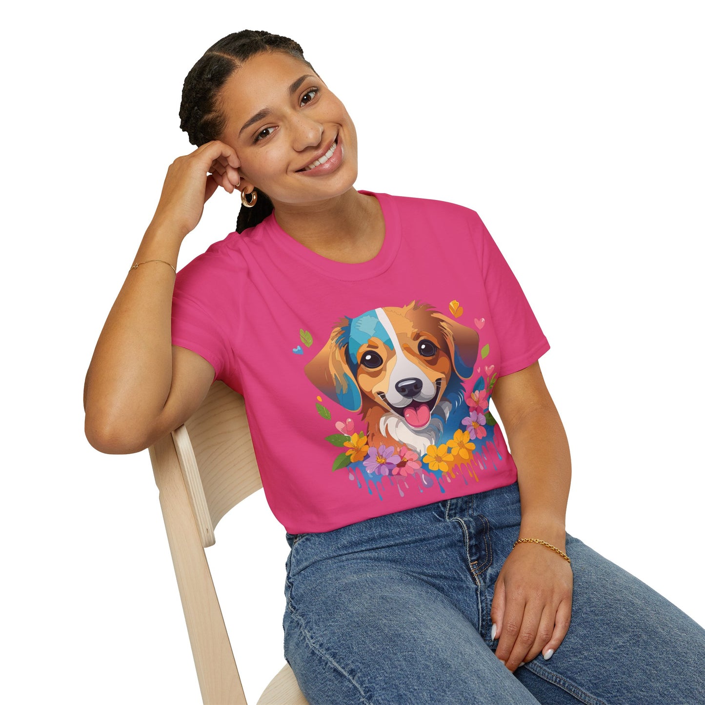 Dog Shirt, Shirt with Dog, Animal Tee, Shirt with Animals