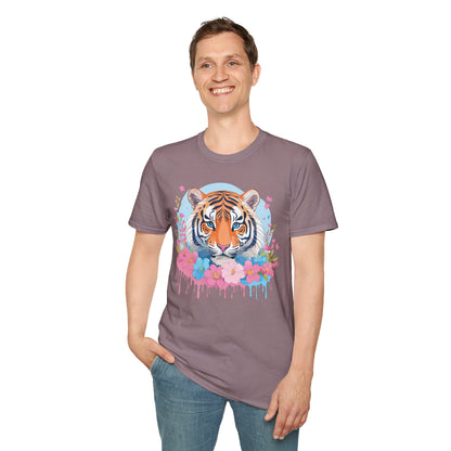 Tiger Shirt Unisex Softstyle T Shirt Gildan 64000 Animal Tee