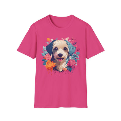 Dog Shirt Unisex Animal Tee Made From 100 Percent Ring Spun Cotton