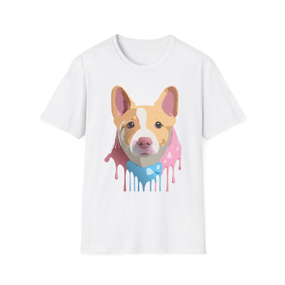 Dog Shirt Unisex Animal Print Tee Cotton T Shirt For Pet Lovers