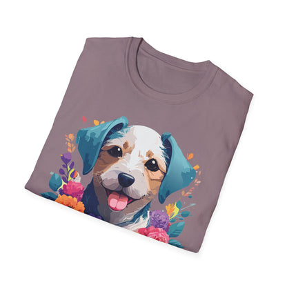 Dog Shirt Unisex Animal Tee Softstyle 64000 Gildan RingSpun Cotton