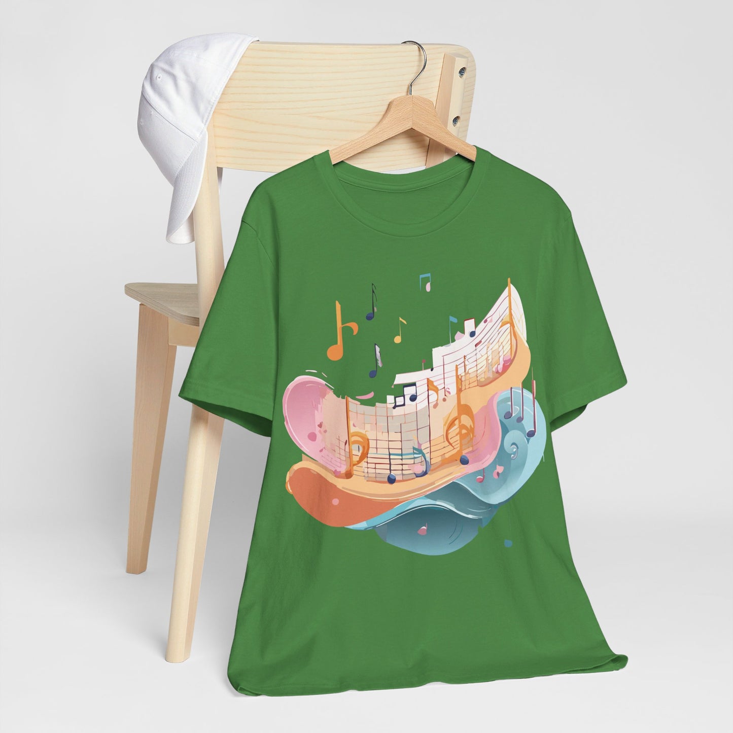 Natural Cotton Tee Shirt - Music Collection