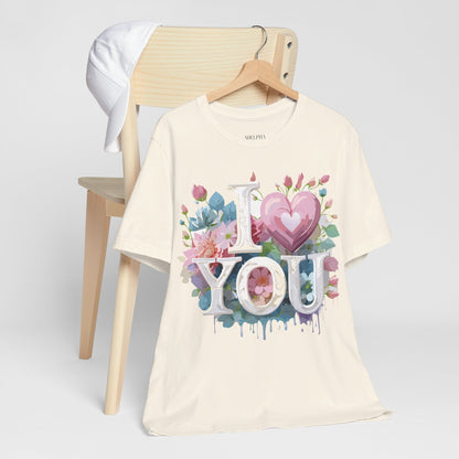 Natural Cotton Tee Shirt - Love story Collection Printify