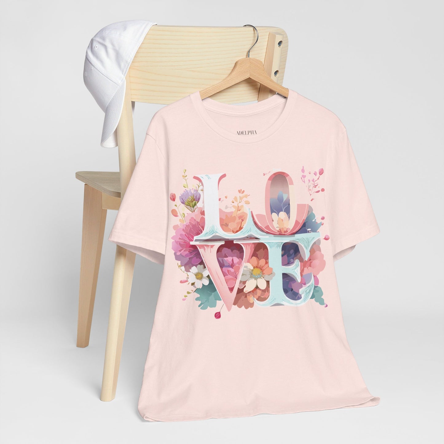 T-Shirt aus natürlicher Baumwolle – Love Story-Kollektion