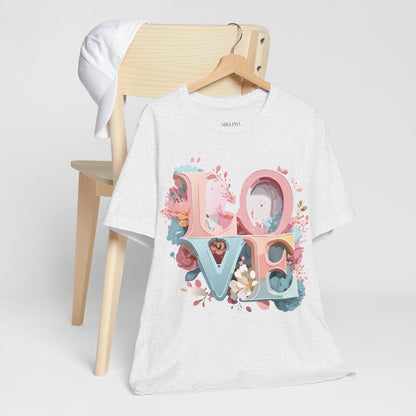Natural Cotton Tee Shirt - Love story Collection Printify