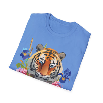 Unisex Tiger Shirt Softstyle Graphic Tee 100 Percent Cotton Apparel
