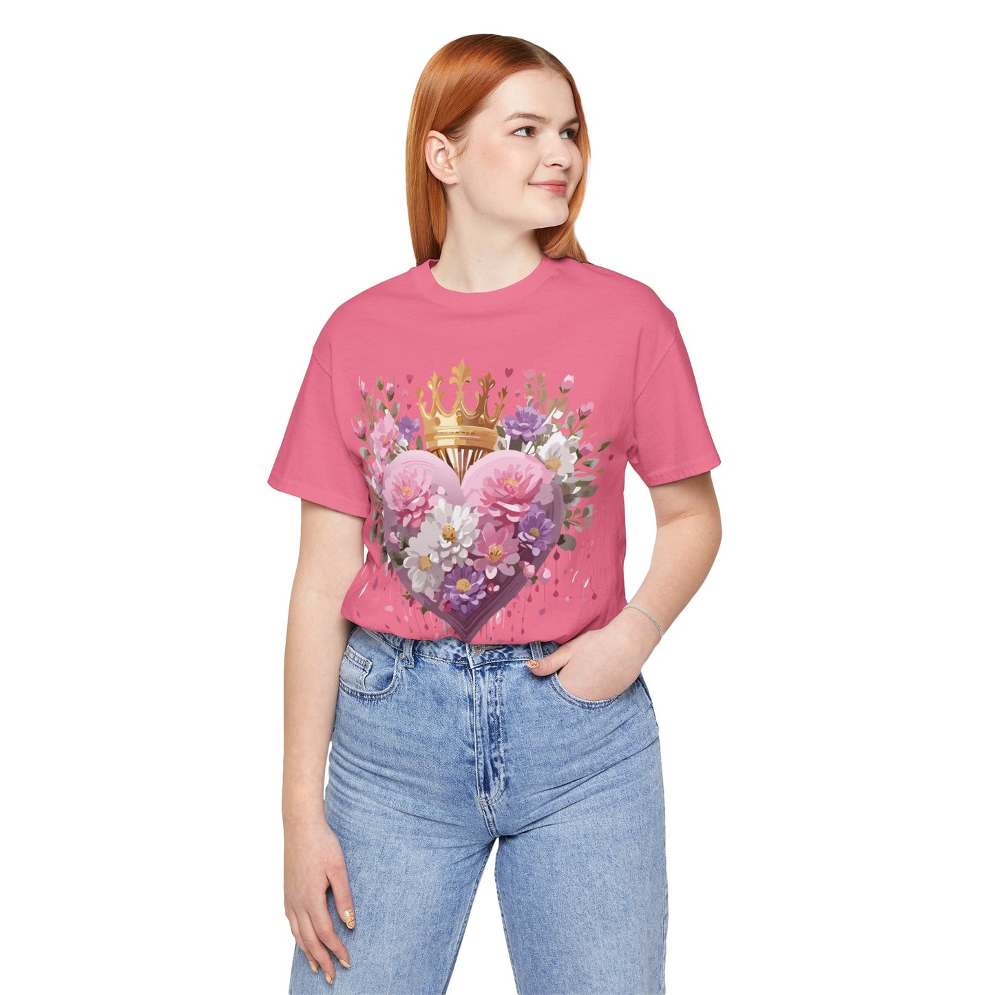 Natural Cotton Tee Shirt - Love story Collection