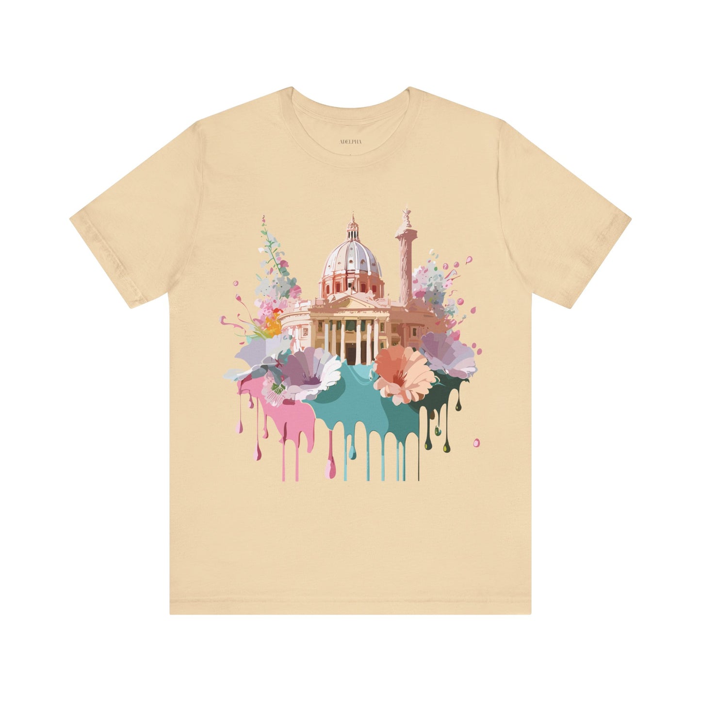 T-shirt en coton naturel - Collection Beautiful Places - Rome