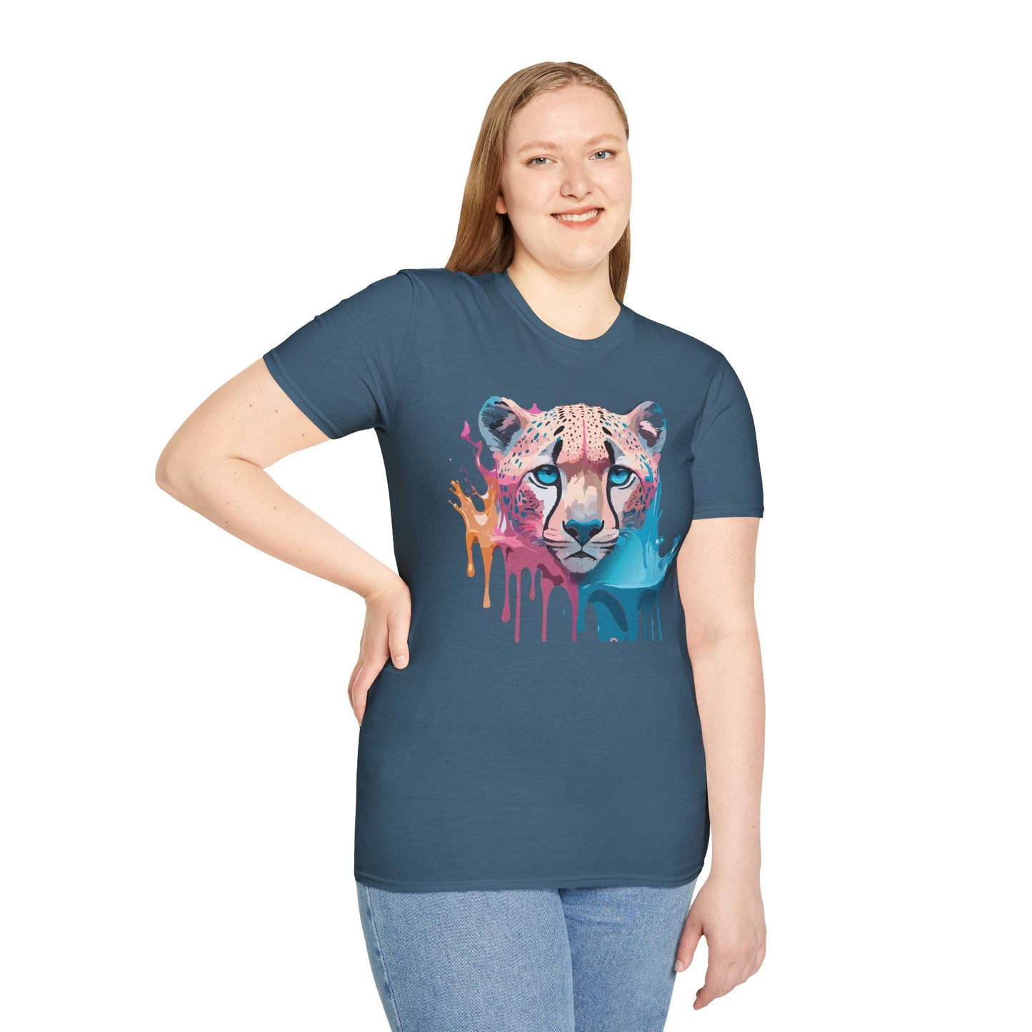 Cheetah Shirt, Shirt with Cheetah, Cheetah Tee, Shirt with Animals