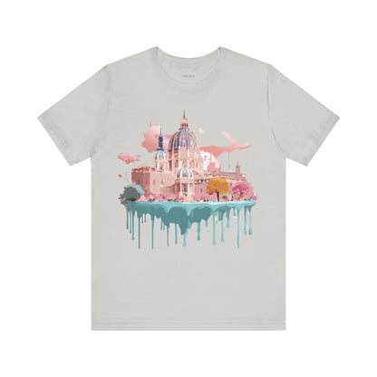 Natural Cotton Tee Shirt - Beautiful Places Collection - Vienna Printify
