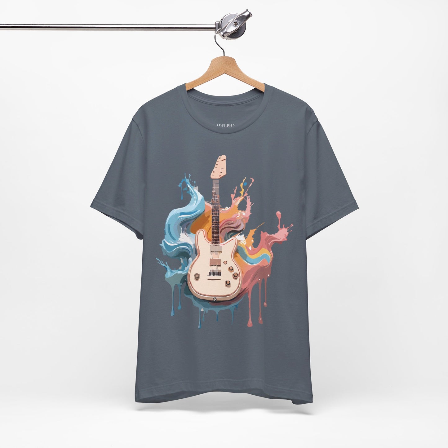 T-Shirt aus natürlicher Baumwolle – Musikkollektion