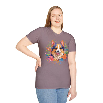 Dog Shirt Unisex Animal Tee Softstyle Gildan 64000 Cotton Tee