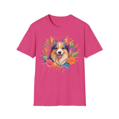 Dog Shirt Unisex Animal Tee Softstyle Gildan 64000 Cotton Tee