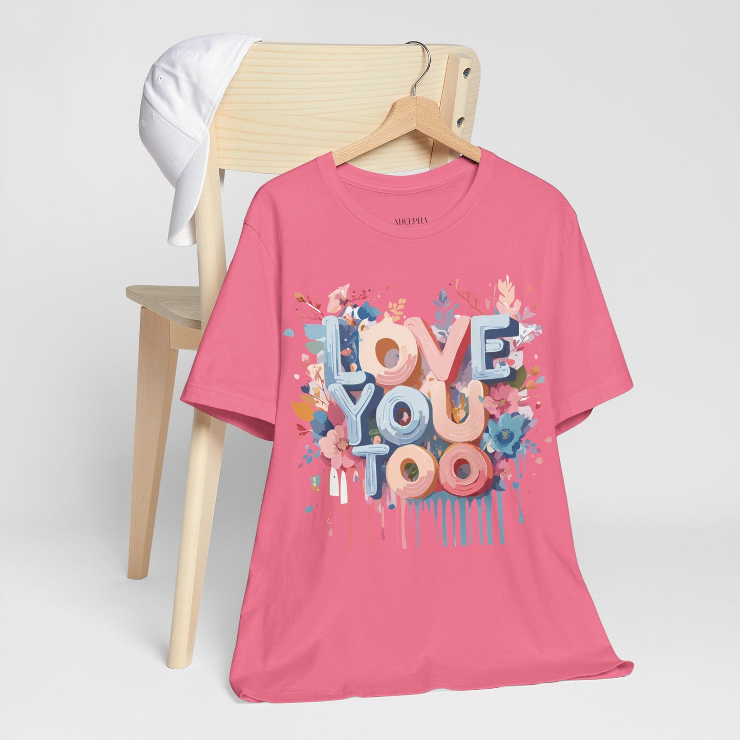 T-Shirt aus natürlicher Baumwolle – Love Story-Kollektion