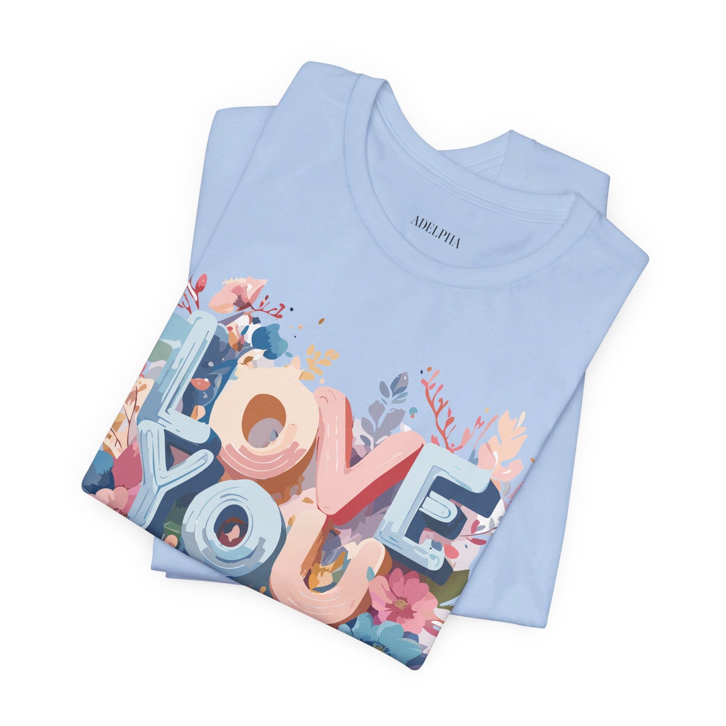 T-shirt en coton naturel - Collection Love story