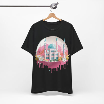 Natural Cotton Tee Shirt - Istanbul, Turkey Printify