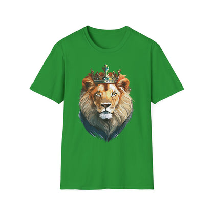 Lion Shirt Unisex Softstyle Tee Gildan 64000 100 Percent Ring Spun Cotton