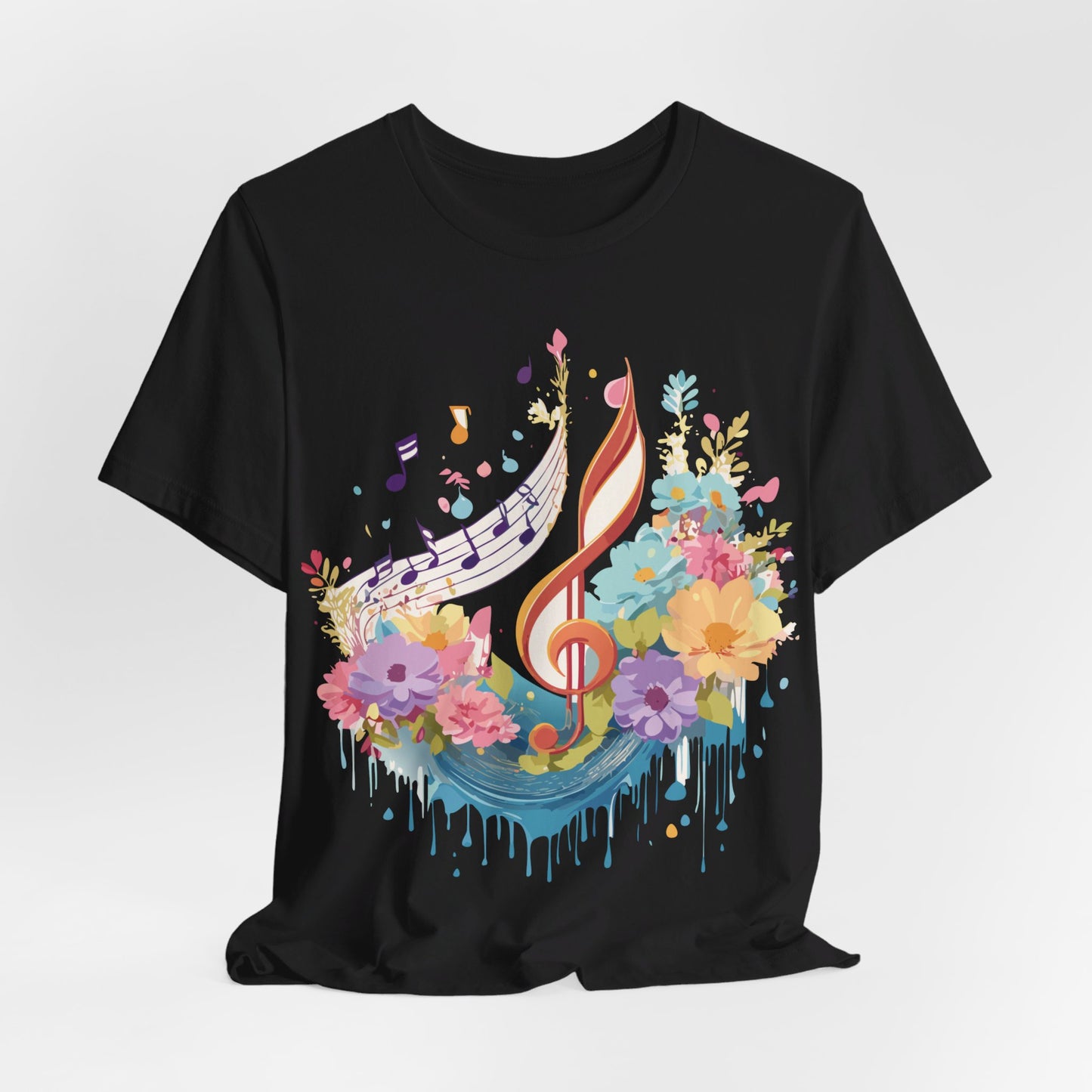 Natural Cotton Tee Shirt - Music Collection