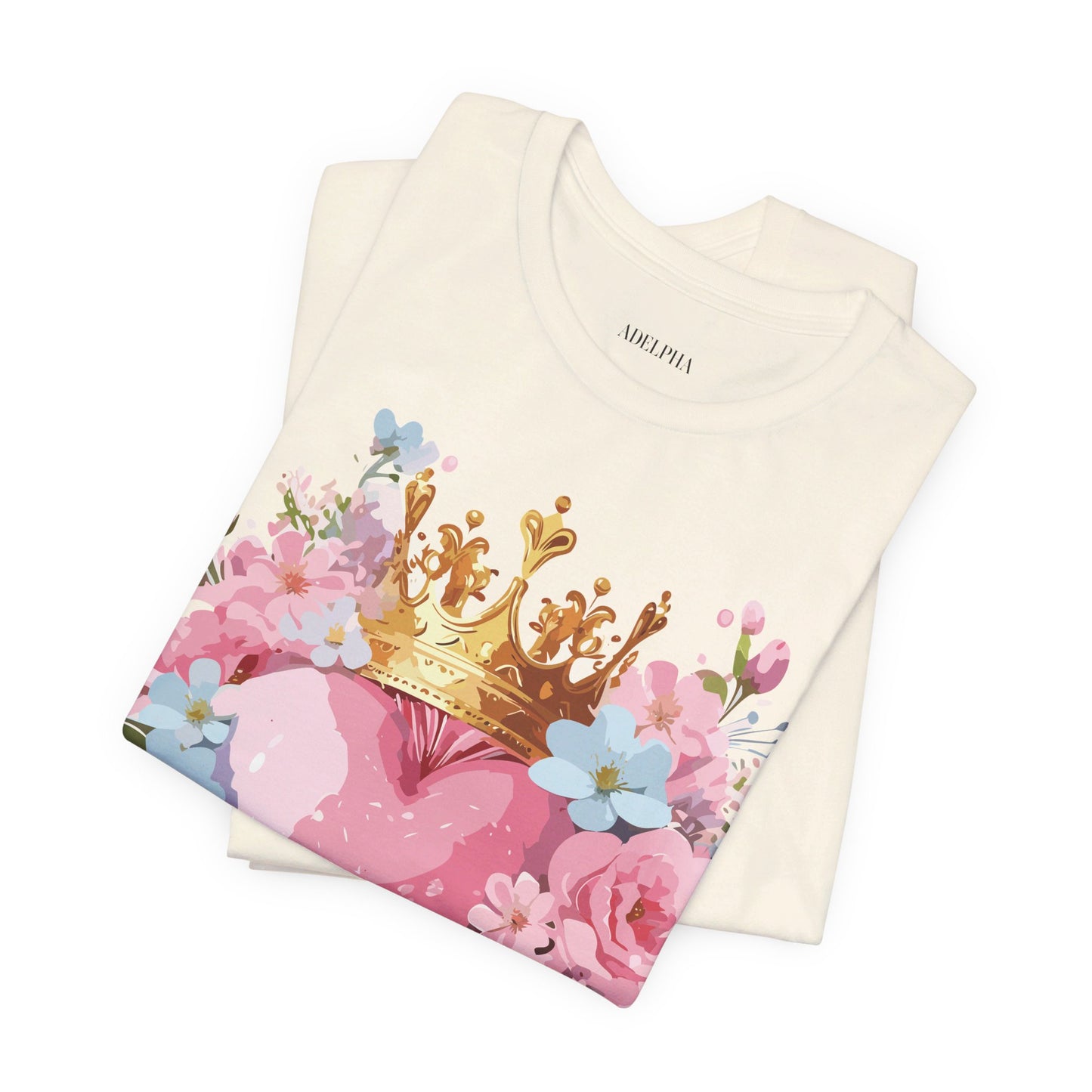 Natural Cotton Tee Shirt - Love story Collection