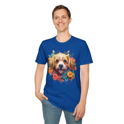 Dog Shirt Unisex Animal Tee Softstyle 64000 Gildan Cotton Tee