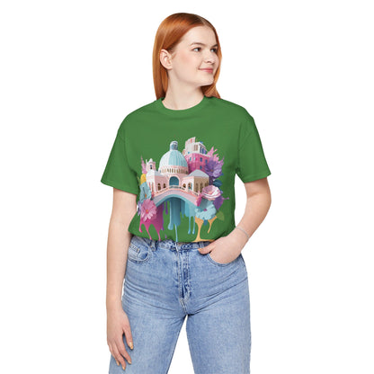 Natural Cotton Tee Shirt - Beautiful Places Collection - Venice Printify