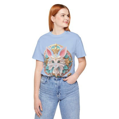 Natural Cotton Tee Shirt - Medallion Collection Printify