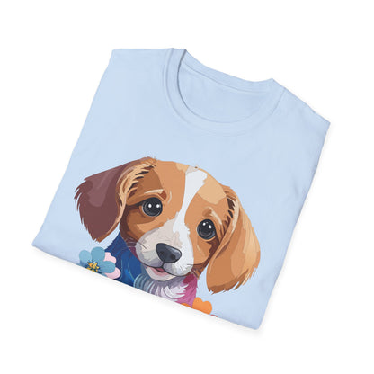Unisex Dog Shirt Animal Graphic Tee Soft Cotton Gildan 64000