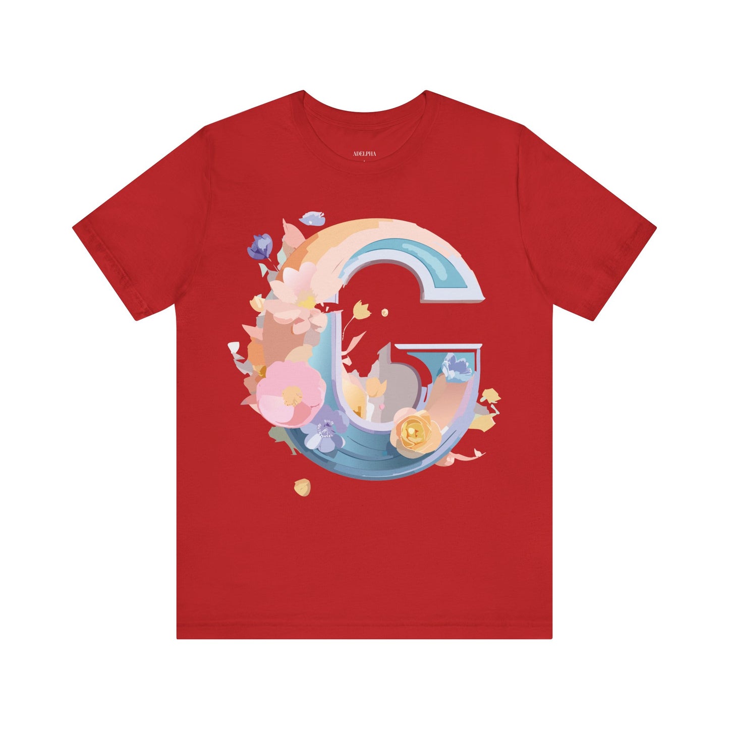 Natural Cotton Tee Shirt - Letters Collection - G