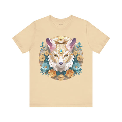 Natural Cotton Tee Shirt - Medallion Collection Printify