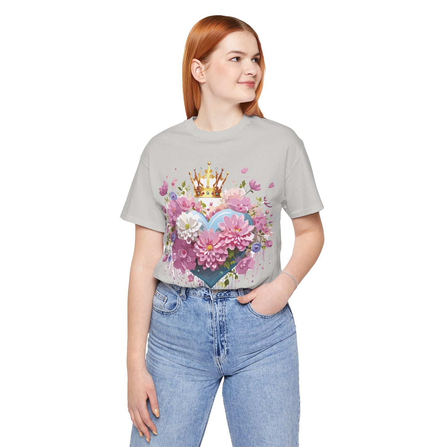 Natural Cotton Tee Shirt - Love story Collection