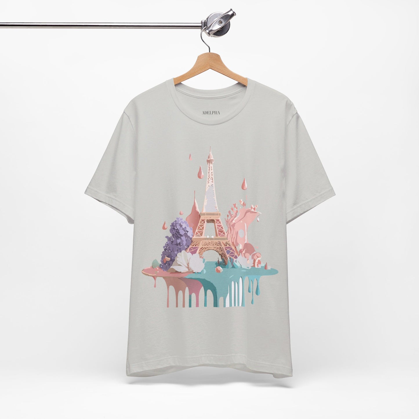 Natural Cotton Tee Shirt - Beautiful Places Collection - Paris