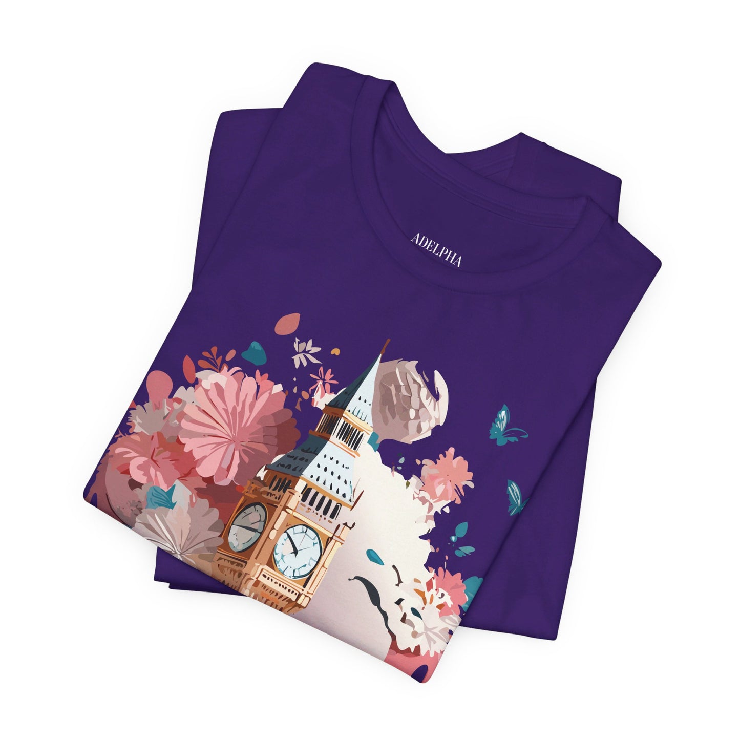 Natural Cotton Tee Shirt - Beautiful Places Collection - London