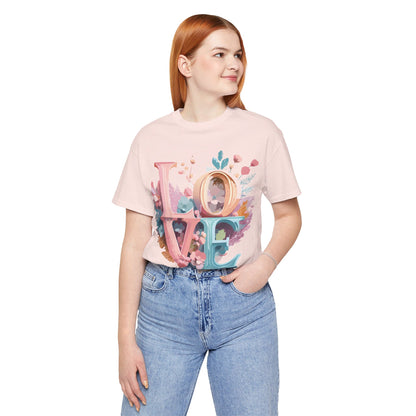 Natural Cotton Tee Shirt - Love story Collection Printify