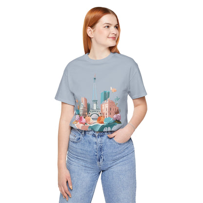 Tourist Shirt, Shirt with Paris - ADELPHA