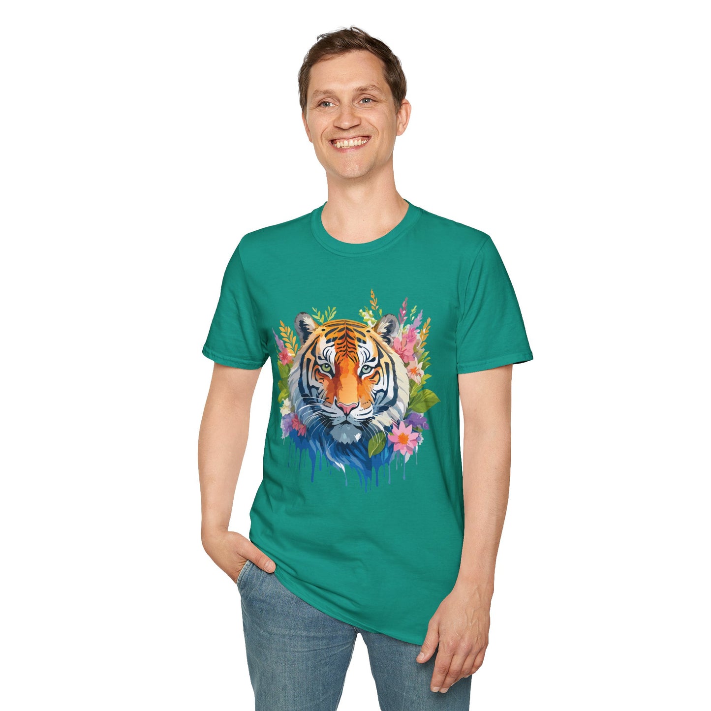 Tiger Shirt, Shirt with Tiger, Animal Tee, Shirt with Animals