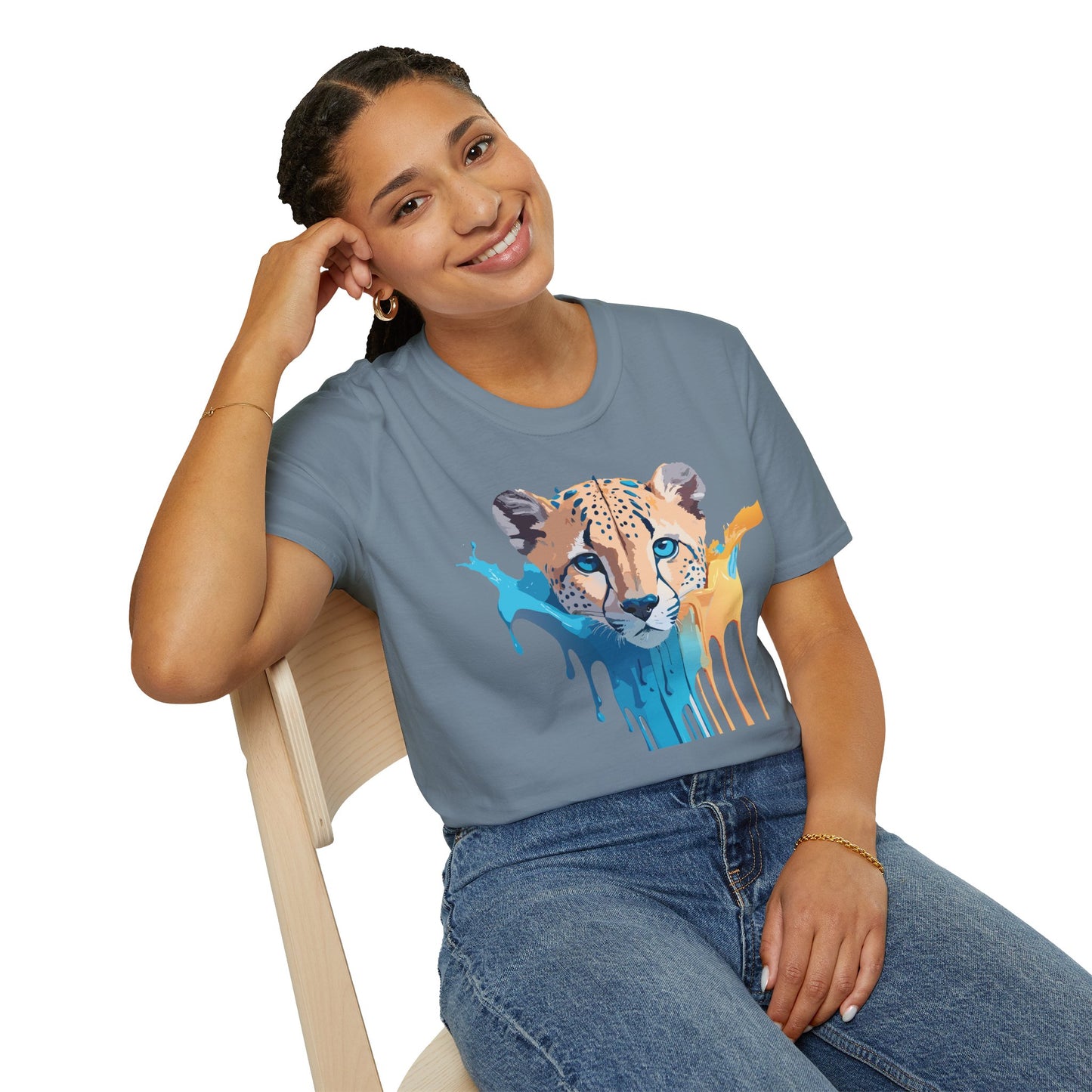 Cheetah Shirt, Shirt with Cheetah, Cheetah Tee, Shirt with Animals