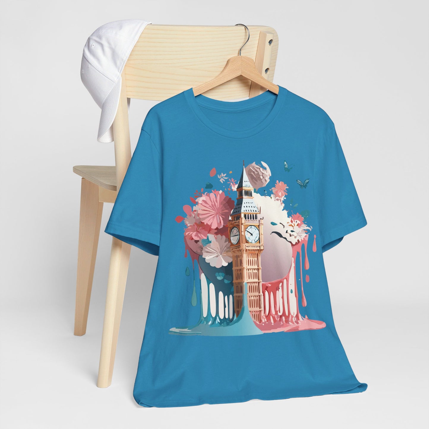 Natural Cotton Tee Shirt - Beautiful Places Collection - London