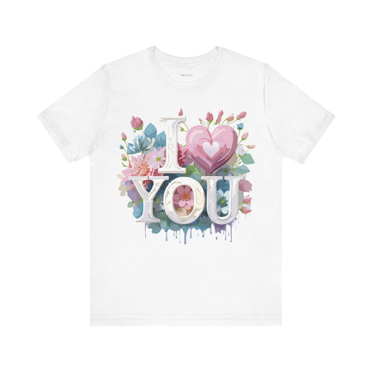 T-shirt en coton naturel - Collection Love story