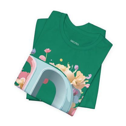 Natural Cotton Tee Shirt - Letters Collection - D Printify