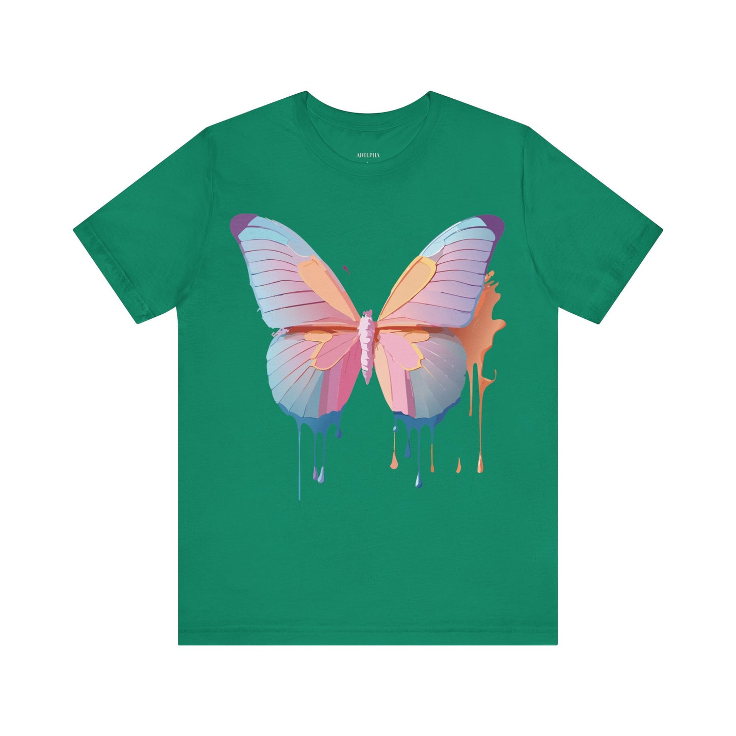 T-shirt en coton naturel avec papillon