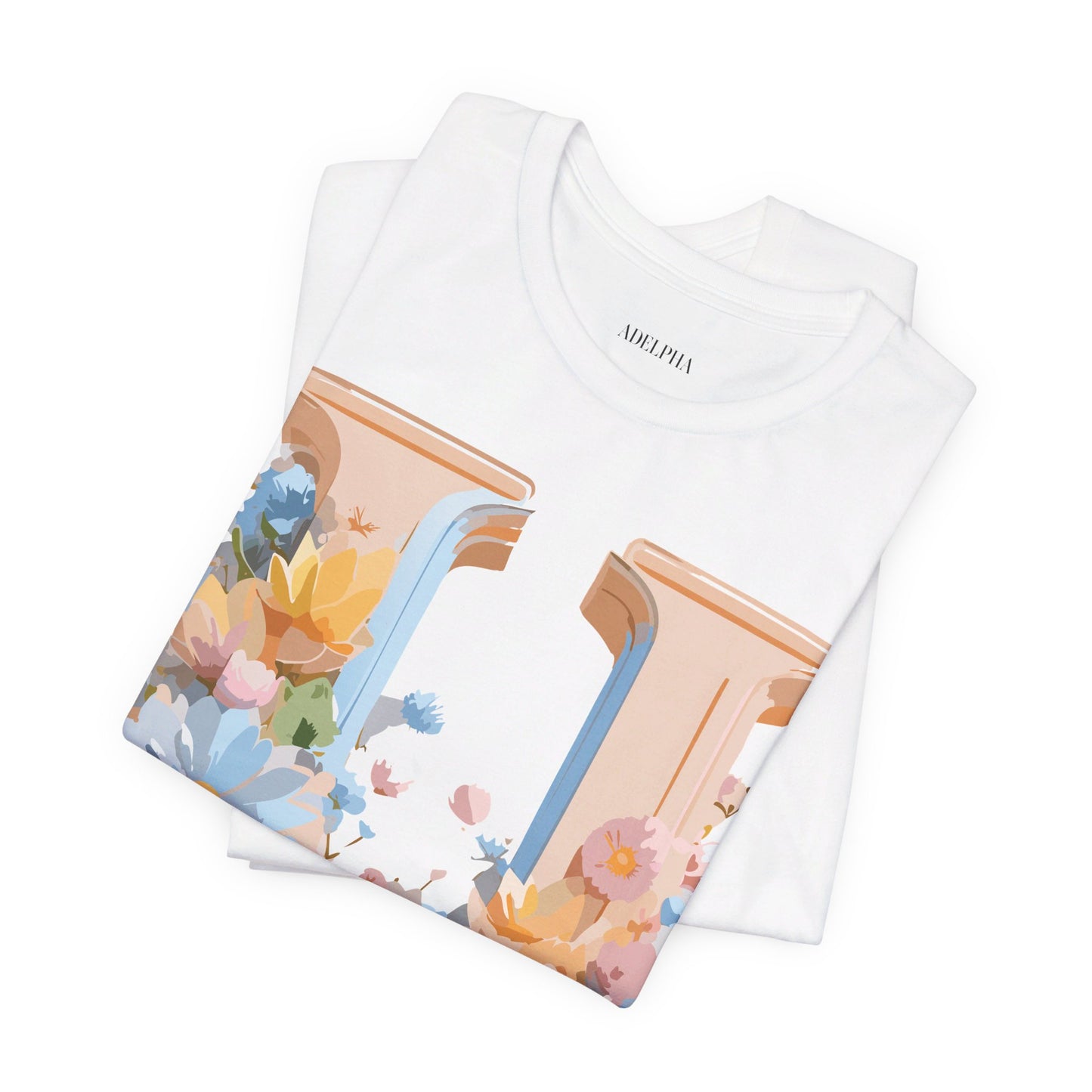 T-shirt en coton naturel - Collection Lettres - U